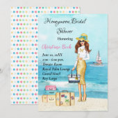 Honeymoon Vrijgezellenfeest Save The Date (Voorkant / Achterkant)