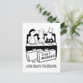 Honeymoon Wedding Night for Bride & Groom Briefkaart (Staand voorkant)