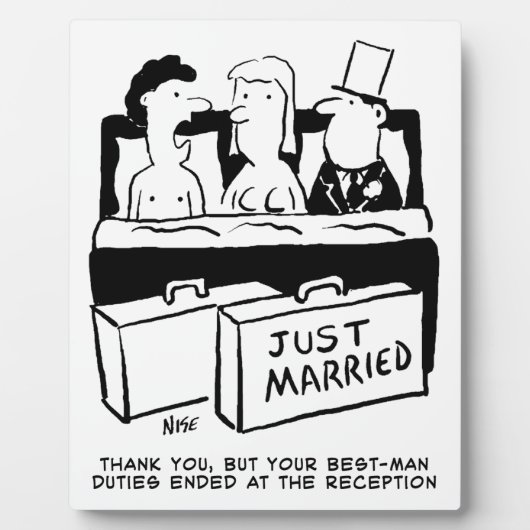 Honeymoon Wedding Night for Bride & Groom Fotoplaat (Voorkant)