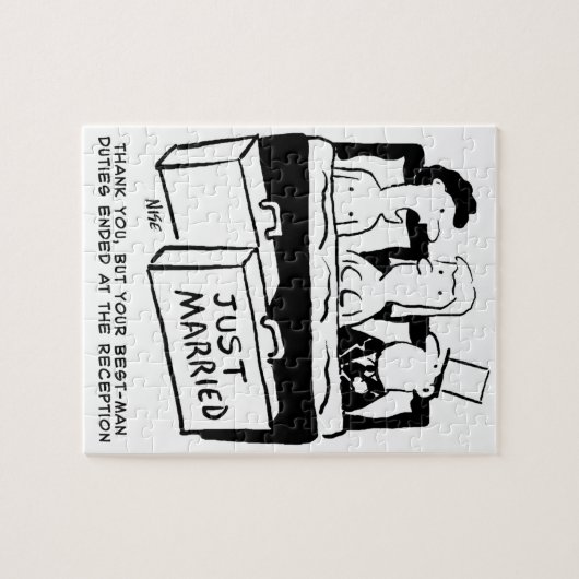 Honeymoon Wedding Night for Bride & Groom Legpuzzel (Horizontaal)