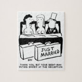 Honeymoon Wedding Night for Bride & Groom Legpuzzel (Verticaal)