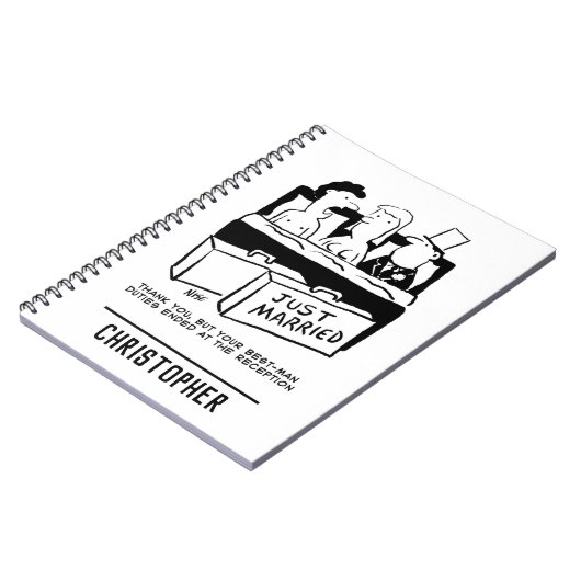 Honeymoon Wedding Night for Bride & Groom Notitieboek (Linkerzijde)