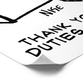 Honeymoon Wedding Night for Bride & Groom Poster (Hoek)