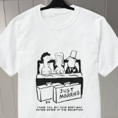 Honeymoon Wedding Night for Bride & Groom T-shirt