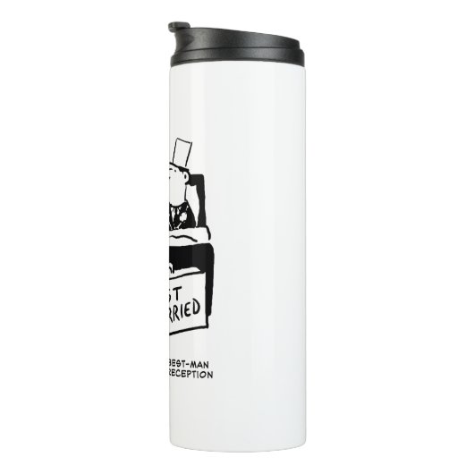 Honeymoon Wedding Night for Bride & Groom Thermosbeker (Geroteerd rechts)