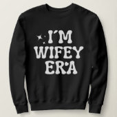 Honeymoon Wifey Era Sweatshirt (Design voorkant)