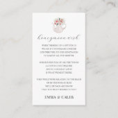 Honeymoon Wish Fund Enclosure Kaart (Voorkant)