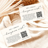 Honeymoon Wish Kaart | QR Code Honeymoon Fund