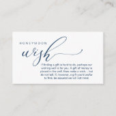 Honeymoon Wish Wishing Well, Fund, A Note On Gifts Informatiekaartje (Voorkant)