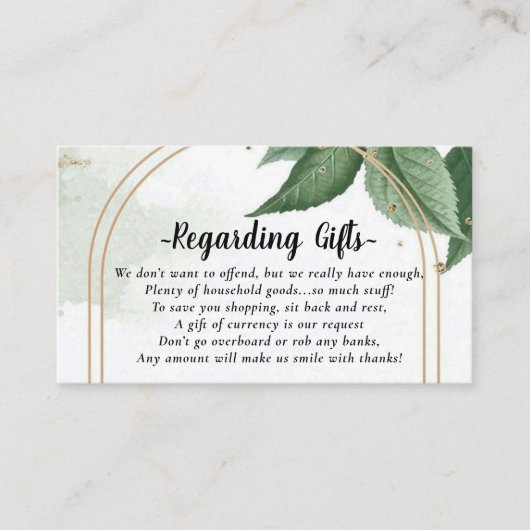 Honeymoon Wishing well Kaart (Voorkant)