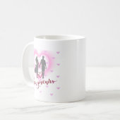 Honeymooners Mok, nieuwe bruiden mok, nieuwe getro Koffiemok (Voorkant links)