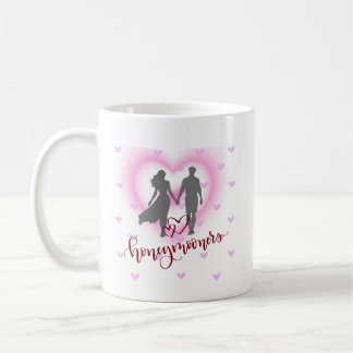 Honeymooners Mok, nieuwe bruiden mok, nieuwe getro Koffiemok