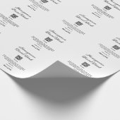 Honeymoonfonds scan QR-code naam toevoegen  Cadeaupapier (Hoek)