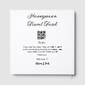 Honeymoonfonds scan QR-code naam toevoegen  Gastenboek (Achterkant)