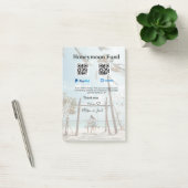 Honeymoonfonds venmo paypal donatie Q R stel Post-it® Notes (Kantoor)