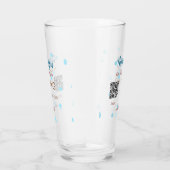 Honeymoonfonds Voeg Q R-code koppelnaam bruiloft Glas (Rechts)