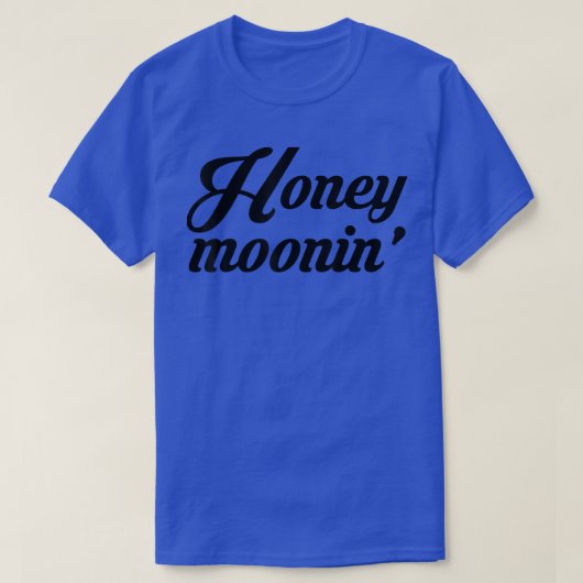Honeymoonin Bride Groom Honeymoon Vacking T-shirt (Design voorkant)