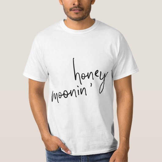 Honeymoonin' Couples Honey Mooning Just Married Gi T-shirt (Voorkant)