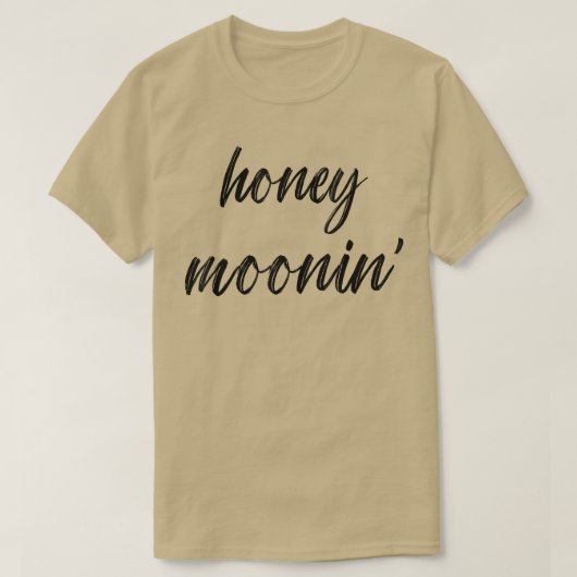 Honeymoonin Couples Honeymoon Vacation Bride Groom T-shirt (Design voorkant)