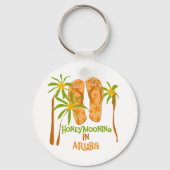 Honeymooning in Aruba Sleutelhanger (Voorkant)