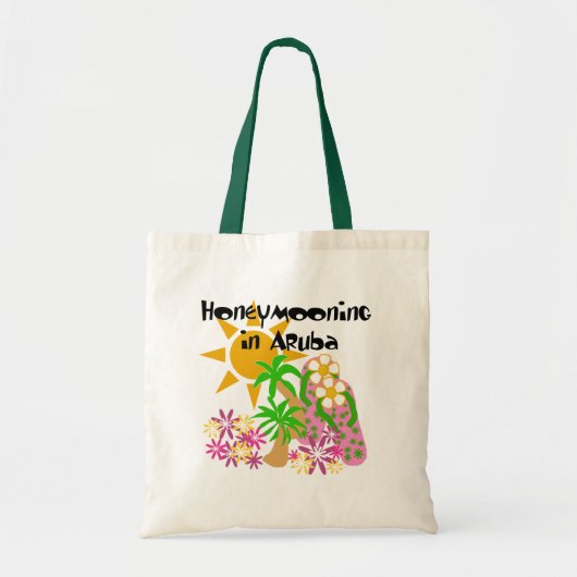 Honeymooning in Aruba Tote Bag (Voorkant)