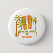 Honeymooning in Cancun Button (Voorkant)