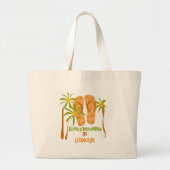 Honeymooning in Cancun Grote Tote Bag (Voorkant)