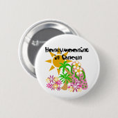 Honeymooning in Cancun Ronde Button 5,7 Cm (Voorkant /achterkant)