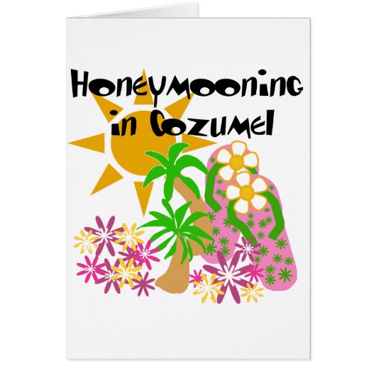 Honeymooning in Cozumel (Voorkant)