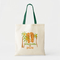 Honeymooning in Hawaï-Canvas tas