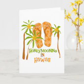 Honeymooning in Hawaii Kaart (Gele Bloem)