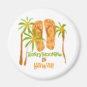 Honeymooning in Hawaii Magneet (Voorkant)