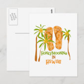 Honeymooning in het Briefkaart Hawaï (Voorkant / Achterkant)