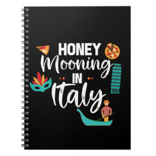 Honeymooning in Italië Paar Matching Vacation Notitieboek