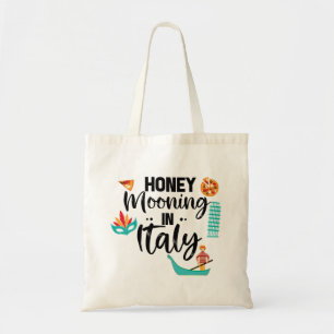 Honeymooning in Italië Paar Matching Vacation Tote Bag