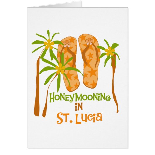 Honeymooning in Saint Lucia (Voorkant)