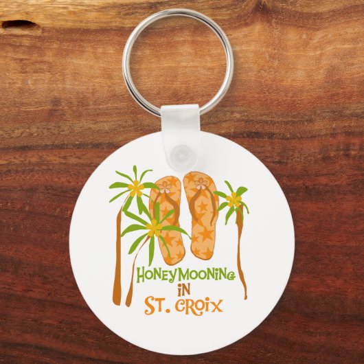 Honeymooning in St. Croix-Sleutelhanger Sleutelhanger (Voorkant)