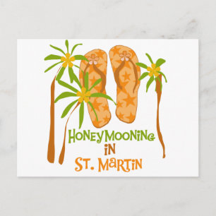 Honeymooning in St. Martin Briefkaart