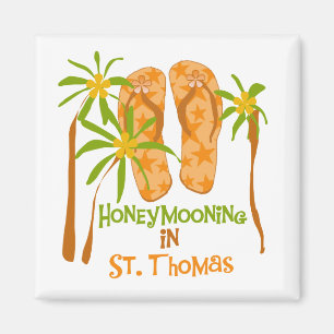 Honeymooning in St. Thomas Magnet