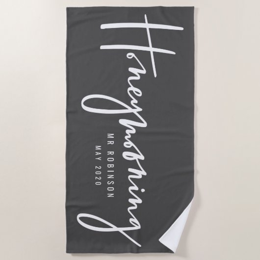 Honeymooning Strandlaken (Voorkant)