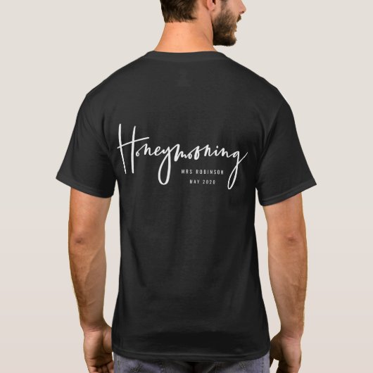 Honeymooning T-shirt (Achterkant)