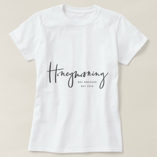 Honeymooning T-shirt (Design voorkant)