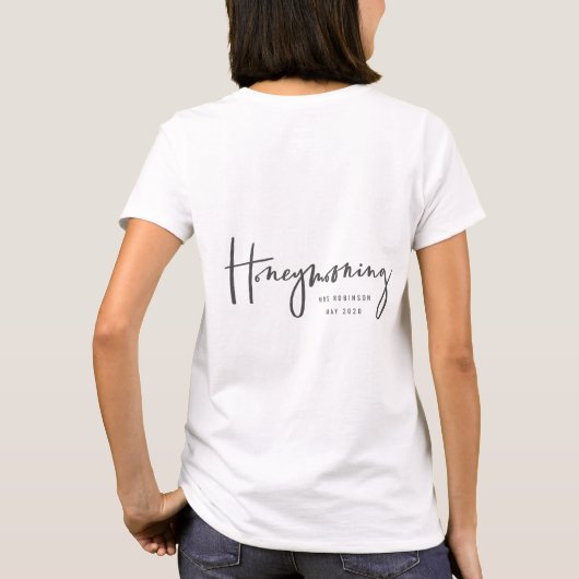 Honeymooning T-shirt (Achterkant)