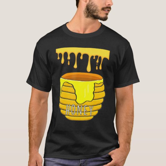 Honeypot pot pot van honing kostuum voor Halloween T-shirt (Voorkant)