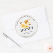Honeypot Product Labels - Witte Imkerstickers (Envelop)