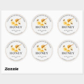 Honeypot Product Labels - Witte Imkerstickers (Vel)