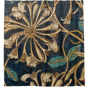 Honeysuckle (1876) van William Morris Douchegordijn