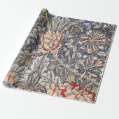 Honeysuckle (1896) van William Morris Cadeaupapier (Uitgerold)