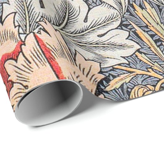 Honeysuckle (1896) van William Morris Cadeaupapier (Rol Hoek)