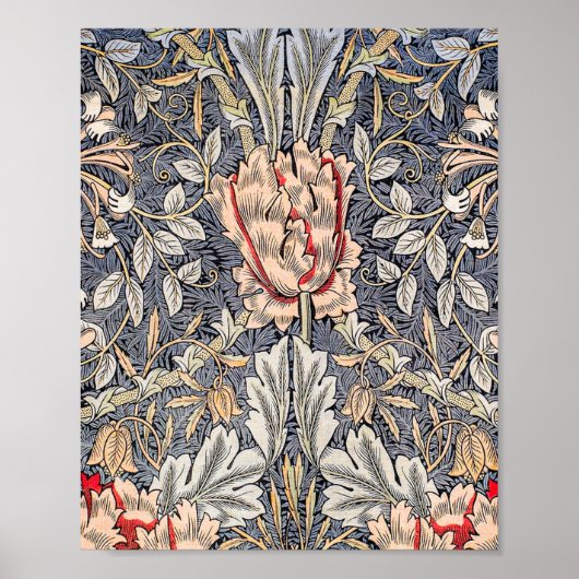 Honeysuckle (1896) van William Morris Poster (Voorkant)